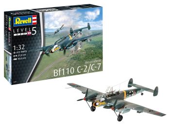 REV04961 - MESSERSCHMITT BF110 C-7 vliegtuig om te monteren en te schilderen