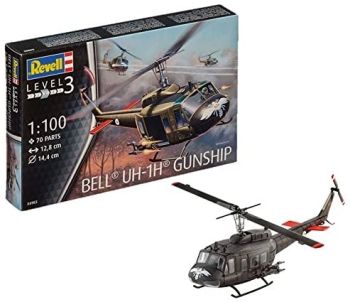 REV04983 - Bell UH-1H Gunship-helikopter om in elkaar te zetten en te schilderen
