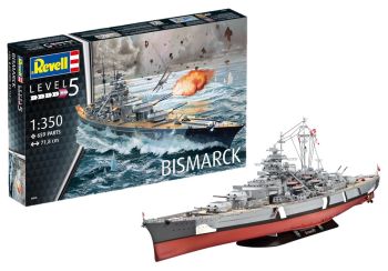 REV05040 - Bismarck boot om in elkaar te zetten en te schilderen