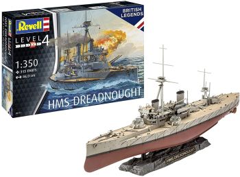 REV05171 - HMS Dreadnought boot om in elkaar te zetten en te schilderen