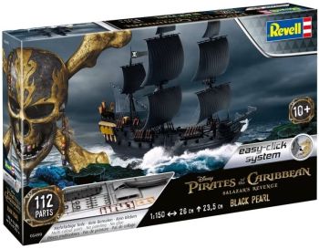 REV05499 - Piratenschip Black Pearl PIRATEN VAN DE CARIBBEAN om in elkaar te zetten en te schilderen