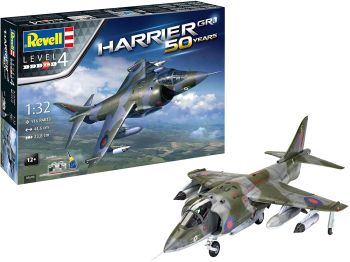 REV05690 - Harrier GR.1 gevechtsvliegtuig met verf om te monteren en te schilderen