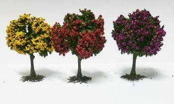 ART05819 - 3 bloeiende bomen 6 cm