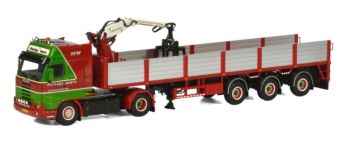 WSI06-1116 - SCANIA R143 SL 4x2 met 3-assige aanhanger en FONTIANE WEERT laadkraan