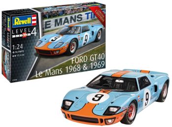 REV07696 - FORD GT 40 Le Mans 1968 om te monteren en te schilderen
