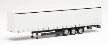 HER077002 - Witte 3-asser aanhangwagen