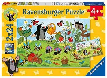 RAV088614 - Puzzel 2x24 Stuks De mol in de tuin