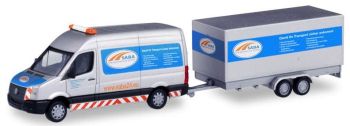 HER095068 - VOLKSWAGEN Crafter met SABA 2 assige aanhanger
