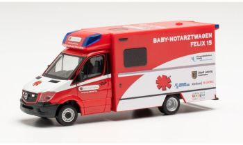 HER095983 - MERCEDES Sprinter Fahrtec RTW baby nooddokter