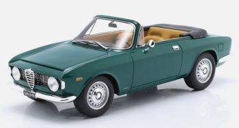 MITICA100088 - ALFA ROMEO Giulia 1600 GTC Cabriolet geopend in 1964 groen