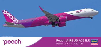 HAW10850 - Vliegtuig AIRBUS A321LR Peach om te assembleren en te schilderen