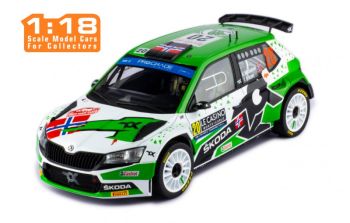 IXO18RMC109.22 - SKODA Fabia Rally 2 Evo #20 Winnaar WRC2 Rally Monte Carlo 2022 A.MIKKELSEN / E.TORSTEIN