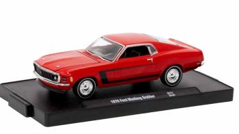 M2M-11228-111-C - Ford Mustang Grabber 1970 rood in blisterverpakking