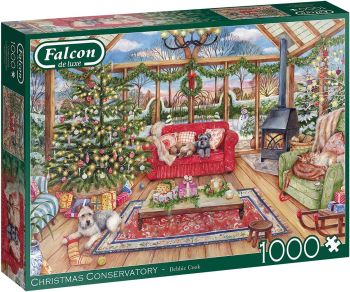 JMB11275 - 1000 stukjes kerstmis serre puzzel