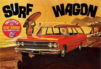 AMT1131/12 - CHEVROLET Chevelle Surf Wagon 1965 om te assembleren en te schilderen