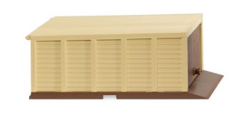 WIK114003 - Zelfbouw garage - beige en bruin