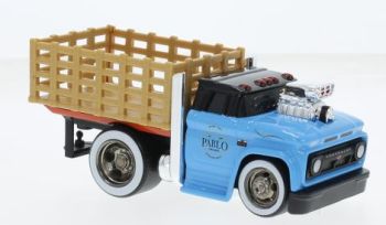MST11617 - CHEVROLET C60 Skatebed 1966 Blauw en zwart
