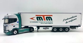 ELI116603 - SCANIA S450 4x2 met 3 assen aanhanger Chereau - Transports MALGOGNE