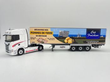 ELI117082 - SCANIA S500 4x2 met 3 Assen koelaanhanger - Transport LEROUX