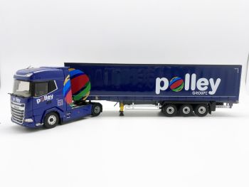 ELI117992 - DAF XG 4x2 met 3 Assen aanhanger - Transport POLLEY GROUPE