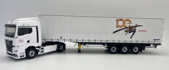 ELI118173 - MAN TGX GM 4x2 avec remorque bâchée 3 Essieux - JOST LOGISTICS - 100 ans d'Eligor