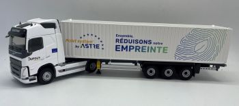 ELI118177 - VOLVO FH 4x2 met 3 Assen containerdrager en container - PTS DUFOUR ASTRE