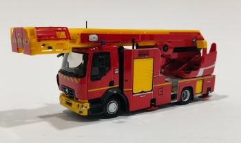 ELI118189 - RENAULT D16 EPC 33 PRX Ladder RIFFAUD brandweer geel