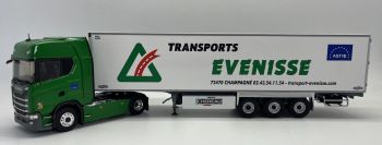ELI118204 - SCANIA 500 S 4x2 met koelaanhangwagen Transports EVENISSE