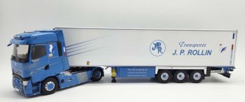 ELI118275 - RENAULT T high 4x2 2023 blauw met koelwagen 3 assen - Transports J.J.ROLLIN