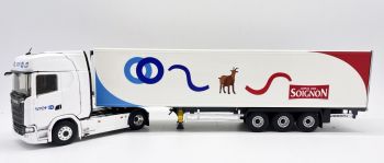 ELI118302 - SCANIA 770 S V8 4x2 met 3 Assen koelaanhanger - Soignon - STEF
