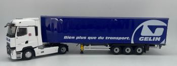 ELI118324 - RENAULT T High 4x2 2021 met overdekte Tautliner aanhangwagen 3 Assen - Transports GELIN