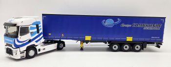ELI118491 - RENAULT T High 4x2 2023 met COMBRONDE 3-assige schuifzeilen aanhangwagen - Multimodaal