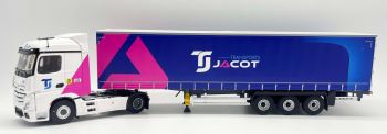 ELI118523 - MERCEDES-BENZ Actros 5 4x2 met 3-assige schuifzeiloplegger JACOT Transport