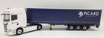 ELI118568 - SCANIA 500S Tautliner 4x2 met PICARD Solutions 3-assige schuifzeilen aanhangwagen