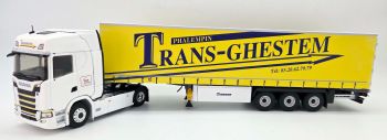 ELI118636 - SCANIA S500 4x2 met TRANS-GHESTEM 3-assige schuifzeiloplegger