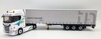 ELI118643 - SCANIA 500 S 4x2 met 3-assige schuifzeiltrailer - Trans Natural