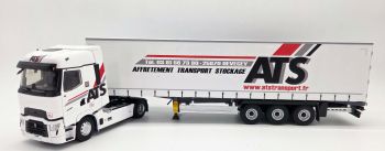 ELI118651 - RENAULT T High 4x2 met 3-assige schuifzeiltrailer - ATS Transport