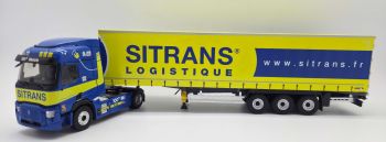 ELI118697 - RENAULT T E-Tech 4x2 met 3-assige tautliner trailer met zeilen SITRANS LOGISTIQUE