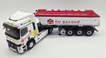 ELI118709 - Renault T 480 4x2 met 3-assige kipper, TDB DU BACQUE