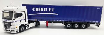 ELI118883 - MAN TGX GX 4x2 met 3-assige schuifzeiloplegger (Transports CHOQUET)
