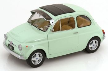 KKS120066 - Fiat 500 F uit 1968 met Abarth-velgen uit 1968, mintgroen.