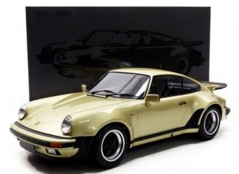 MNC125066129 - PORSCHE 911 Turbo 1977 Goud metallic - Gelimiteerd tot 100 exemplaren.