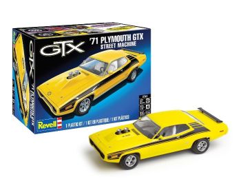 REV14588 - Modelbouwset van de Plymouth Satellite GTX uit 1971 (montage en schilderen vereist)