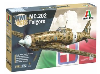 ITA1481 - MACCHI M.C.202 Folgore Aces straaljager om te assembleren en te schilderen