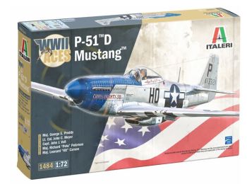 ITA1484 - P-51D MUSTANG Aces straaljager om te assembleren en te schilderen Schilderen
