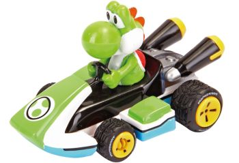 CARRERA15817039-B - Groene MARIO KART-kart met wrijving in doos - Yoshi
