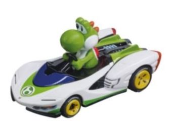 CARRERA15817069-D - Witte MARIO KART wrijving auto in doos - Yoshi