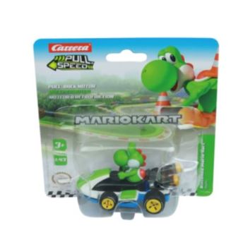 CARRERA15818316 - Frictiekart MARIO KART in blisterverpakking - Yoshi
