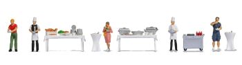 NOC16276 - 5 thematische beeldjes en accessoires - Buffet