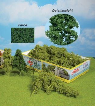 HEK1633 - 15 Bomen en struiken in natuurlijke vezels - donkergroen